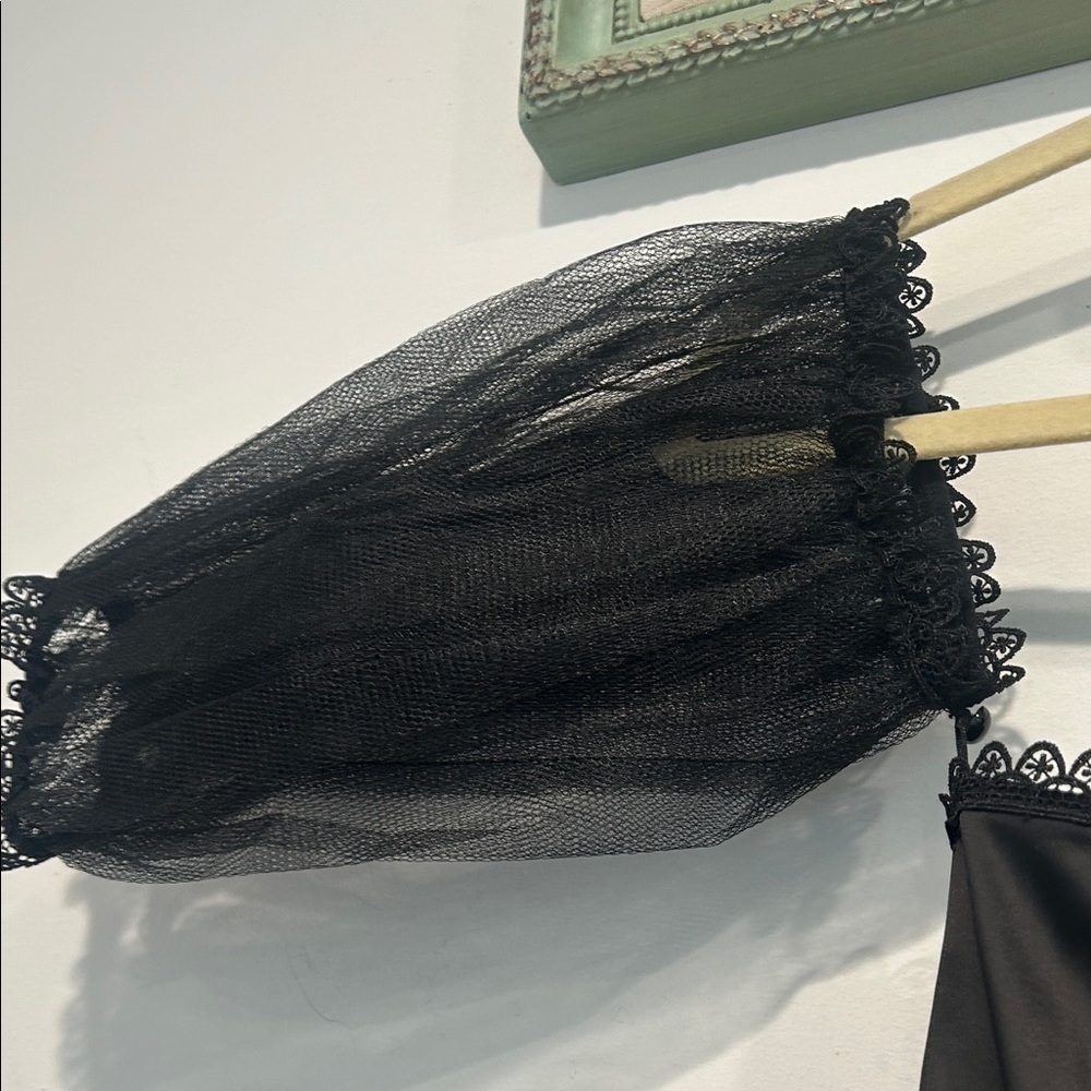 WIDOW x Dolls Kill Black ETERNAL SACRIFICE MINI DRESS detachable sleeves xl new - Picture 6 of 10